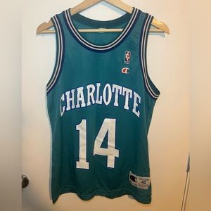 Charlote Hornets Anthony mason Jersey sz40